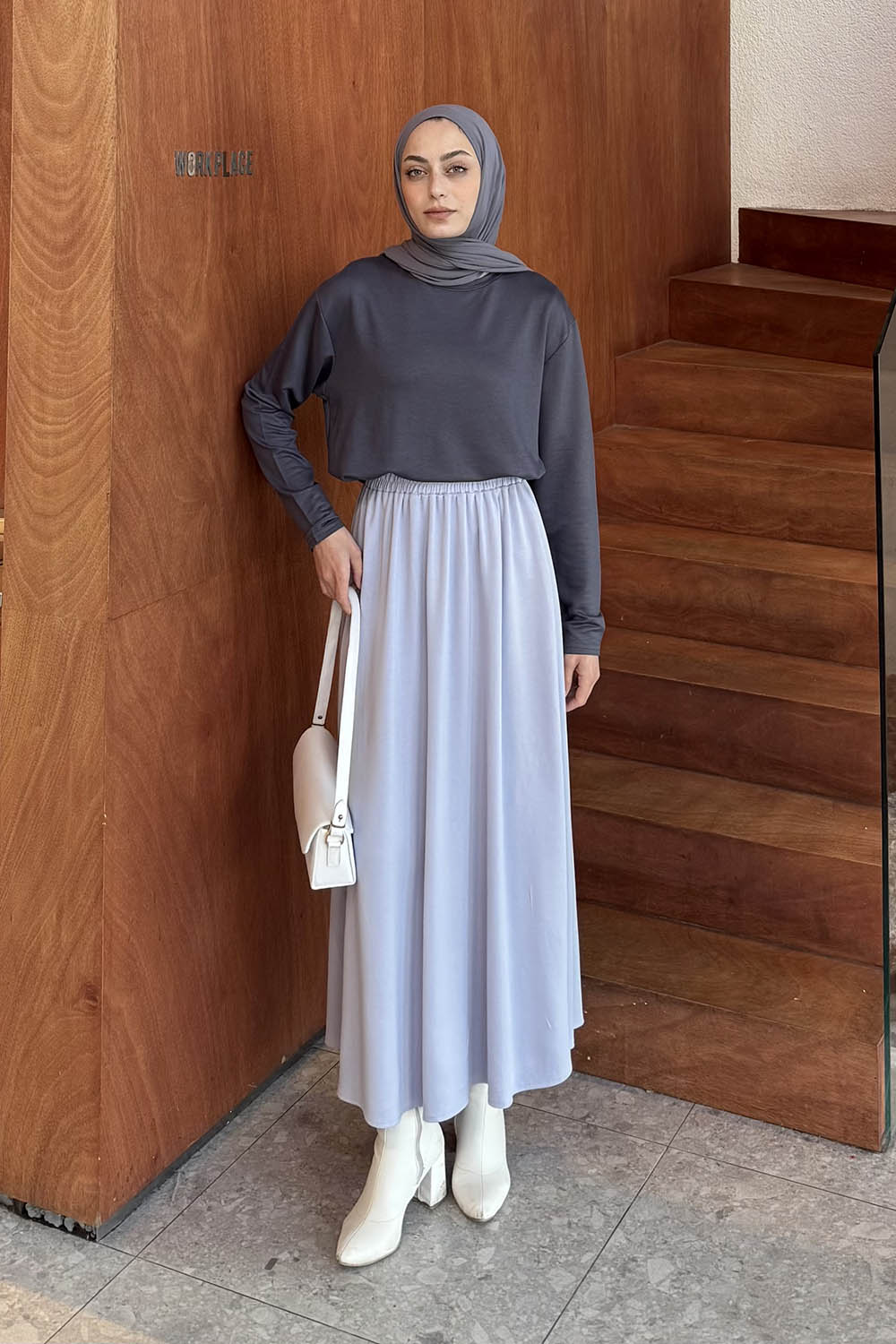 Lamelif Basic Sweat Antrsit