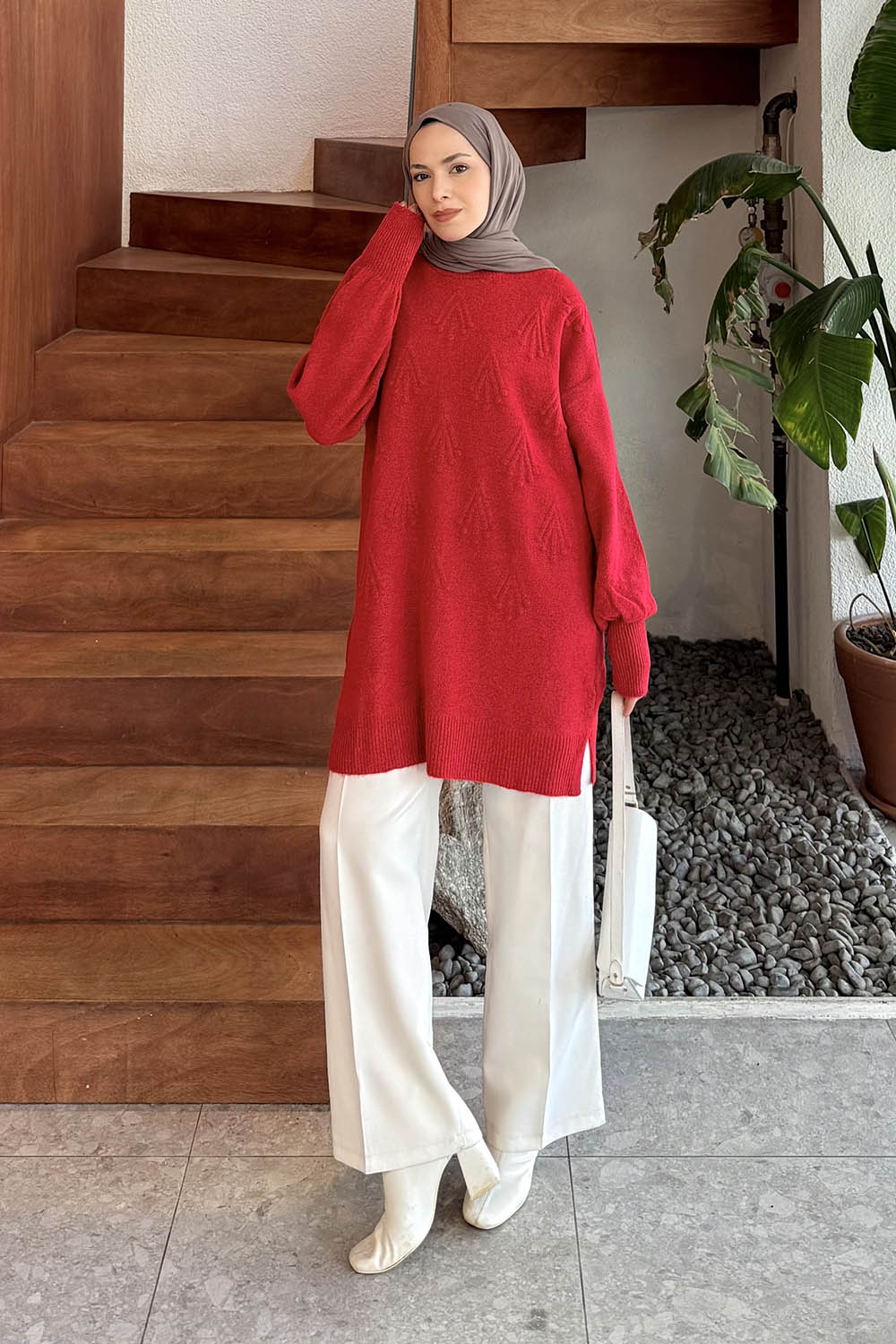 Lamelif Nakışlı Kazak Nar Çiçeği