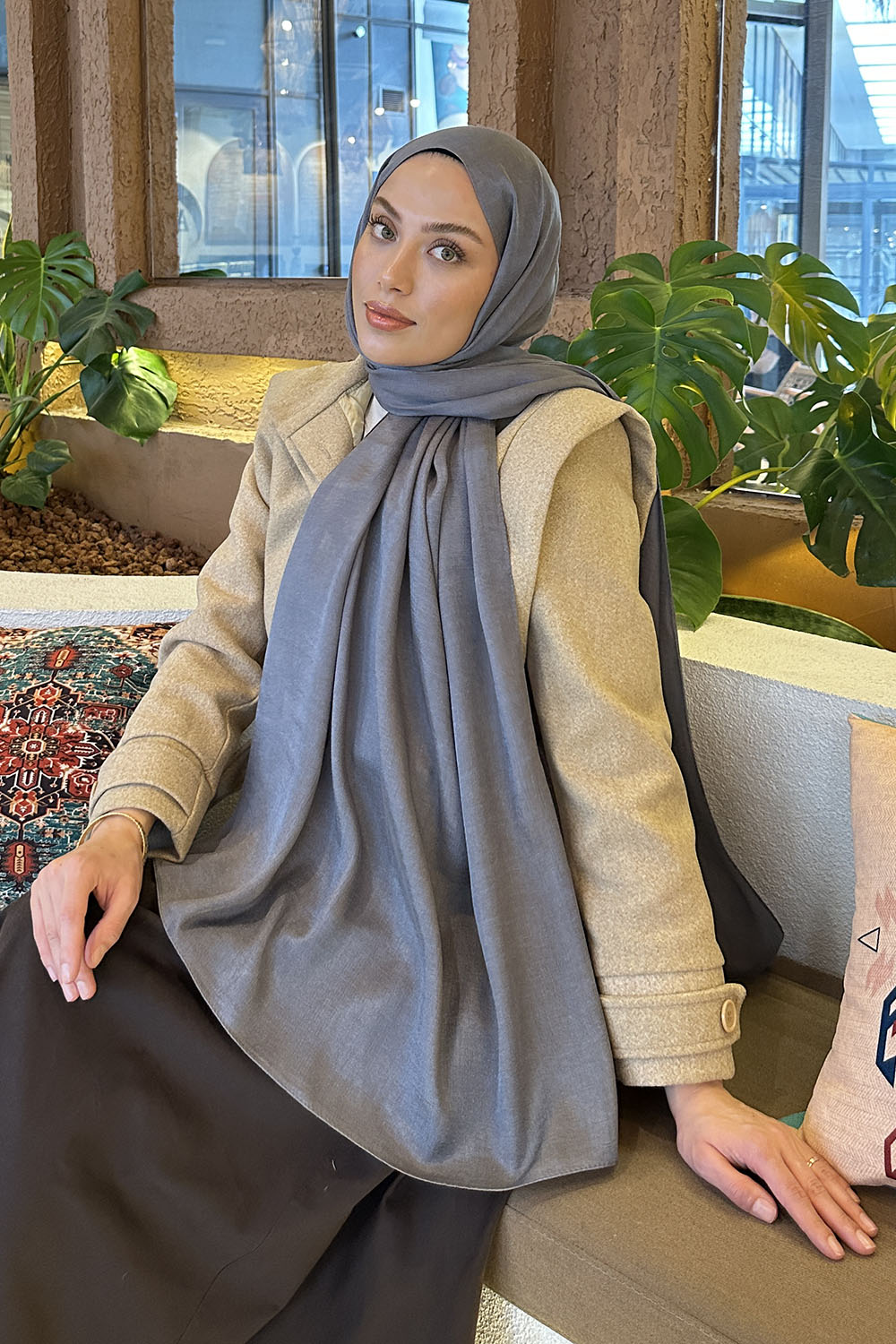 Lamelif Star Şal Füme