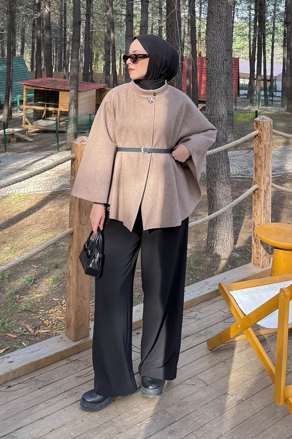 Lamelif Kemerli Panço Soft Kahve