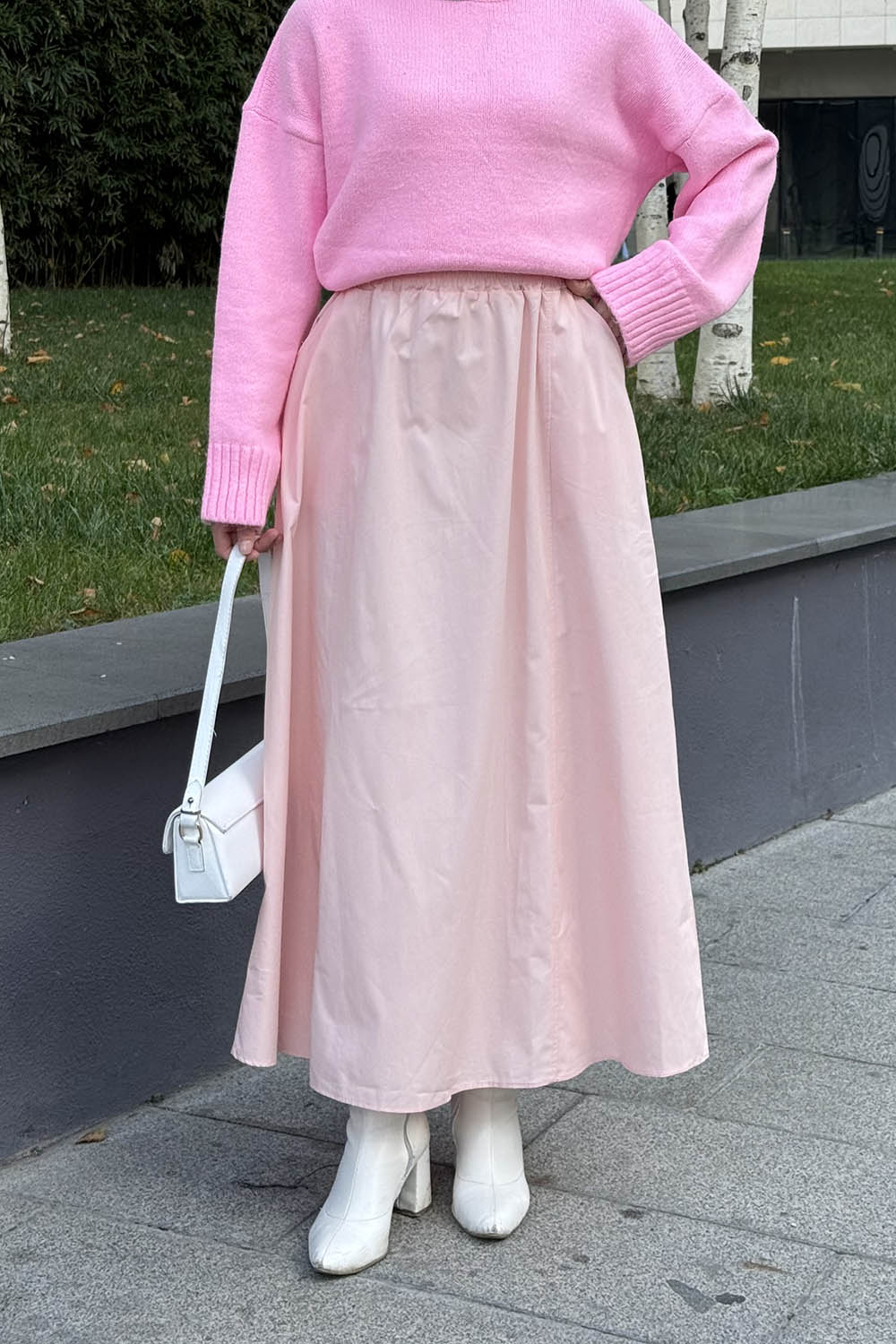 Lamelif Kloş Tesettür Etek Yavru Ağzı