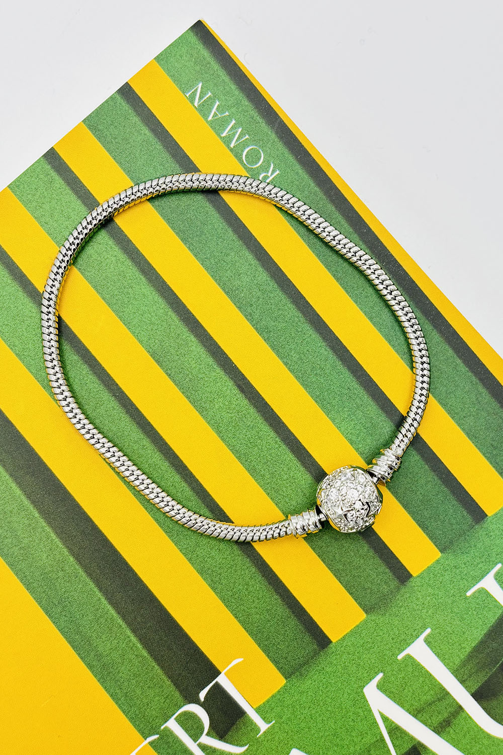 1325-4-en Belted Gold Straight Wristband