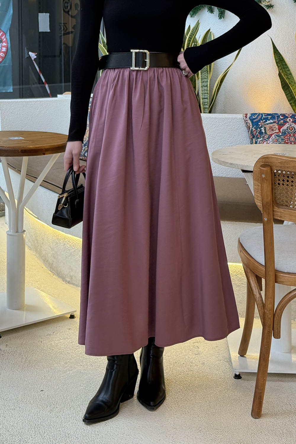 Rose-1 Tensel Unprinted Skirt Skirt