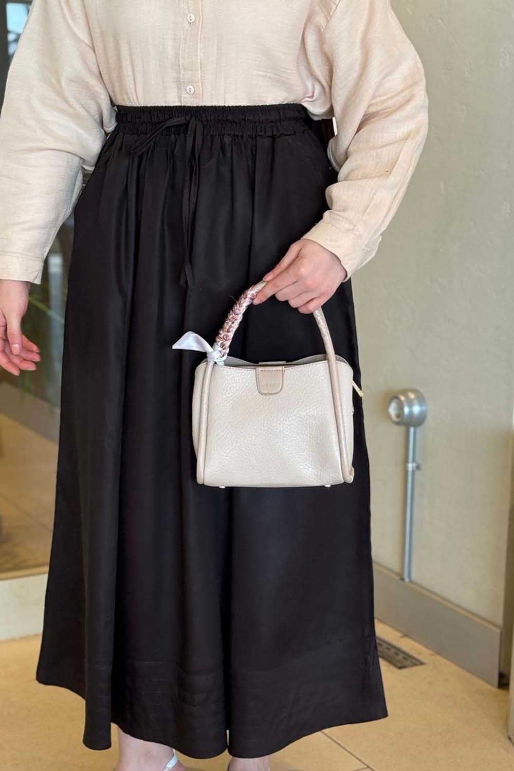 Mink With Zipper Skin Hand Bag Arm Bag Bag