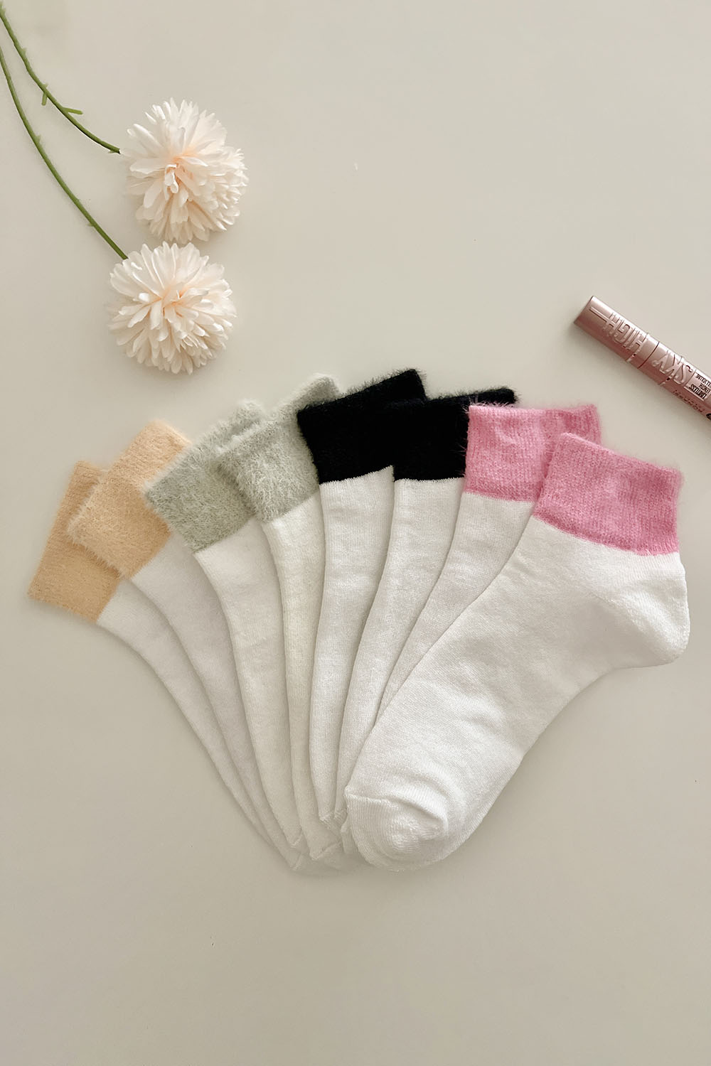 Lamelif 4lü Peluş Çorap
