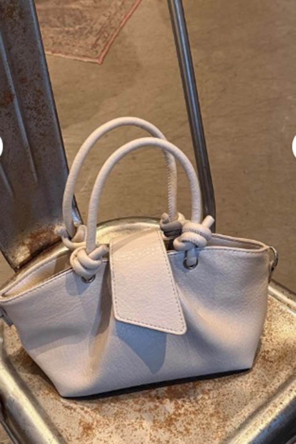 Lamelif Paris Kadın Pase Soft Deri Askılı Çanta Vizonrengi