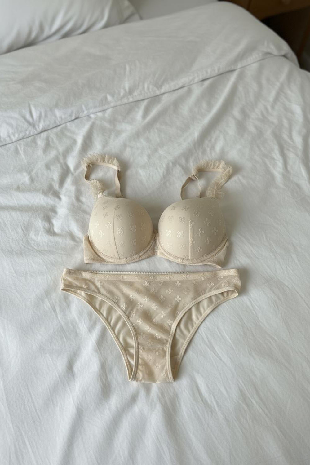 Skin Cotton Fabric Underwire Support Bralet