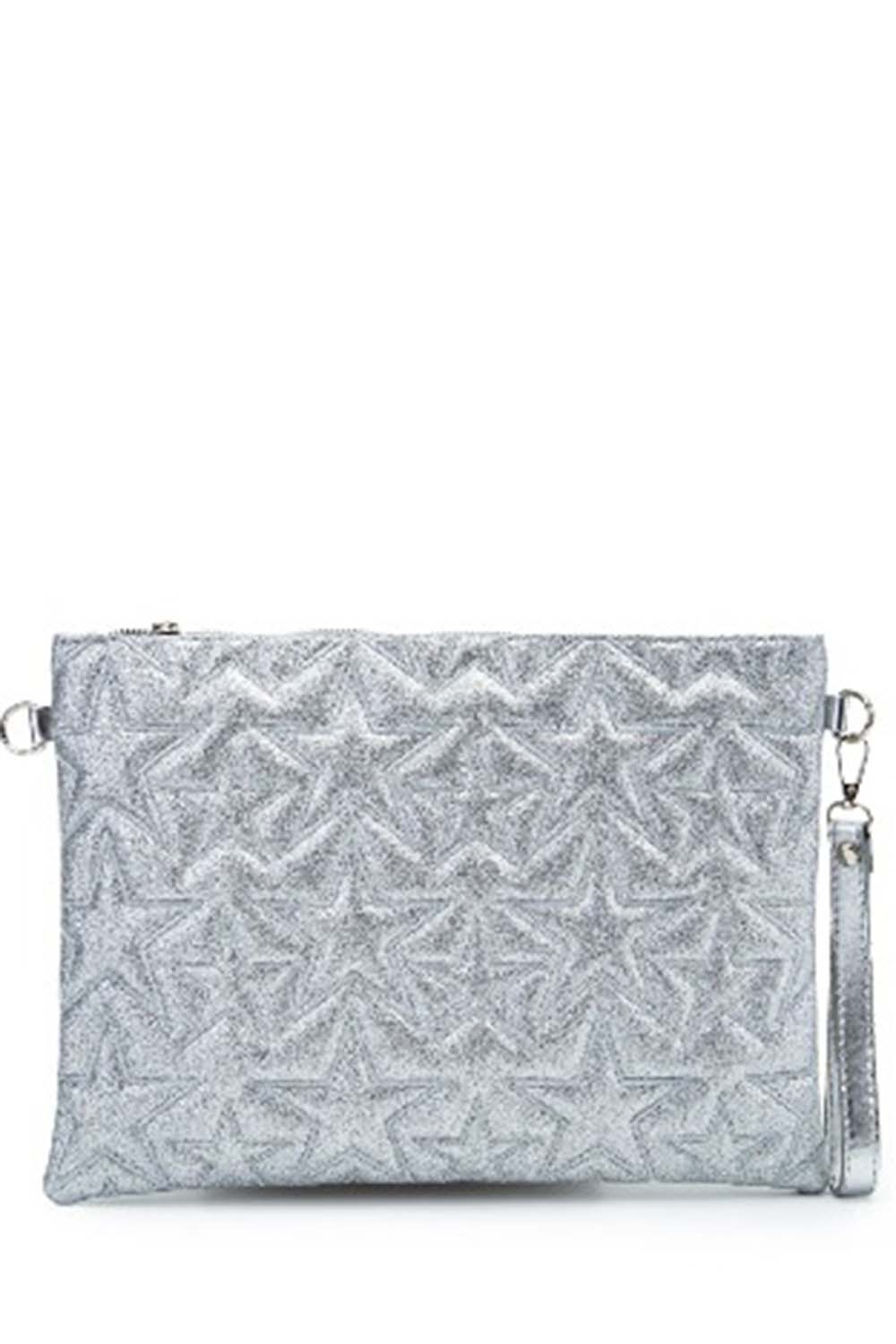 Silver Buckle Skin Hand Bag Bag