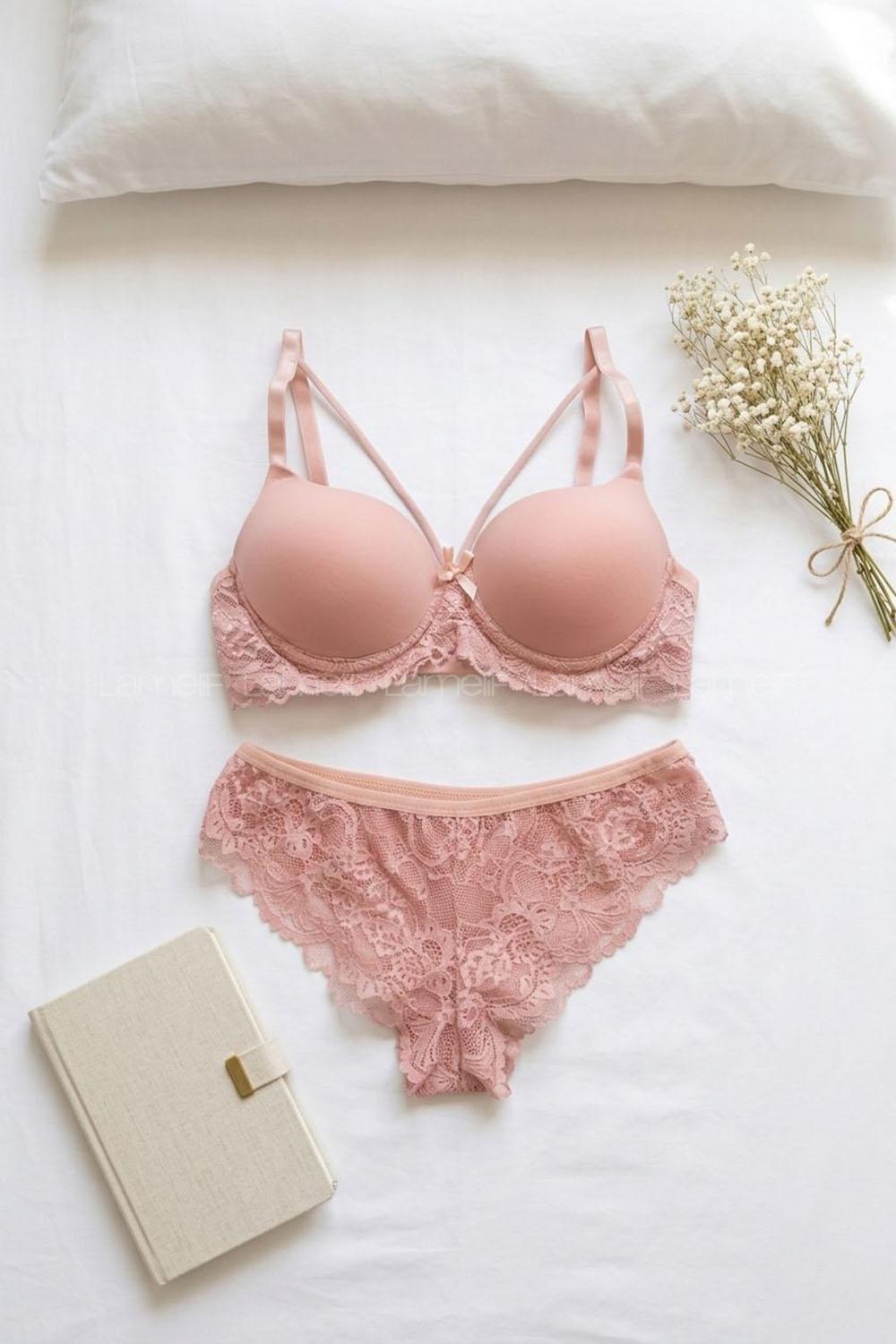 Powder Cotton Fabric Underwire Unsupport 