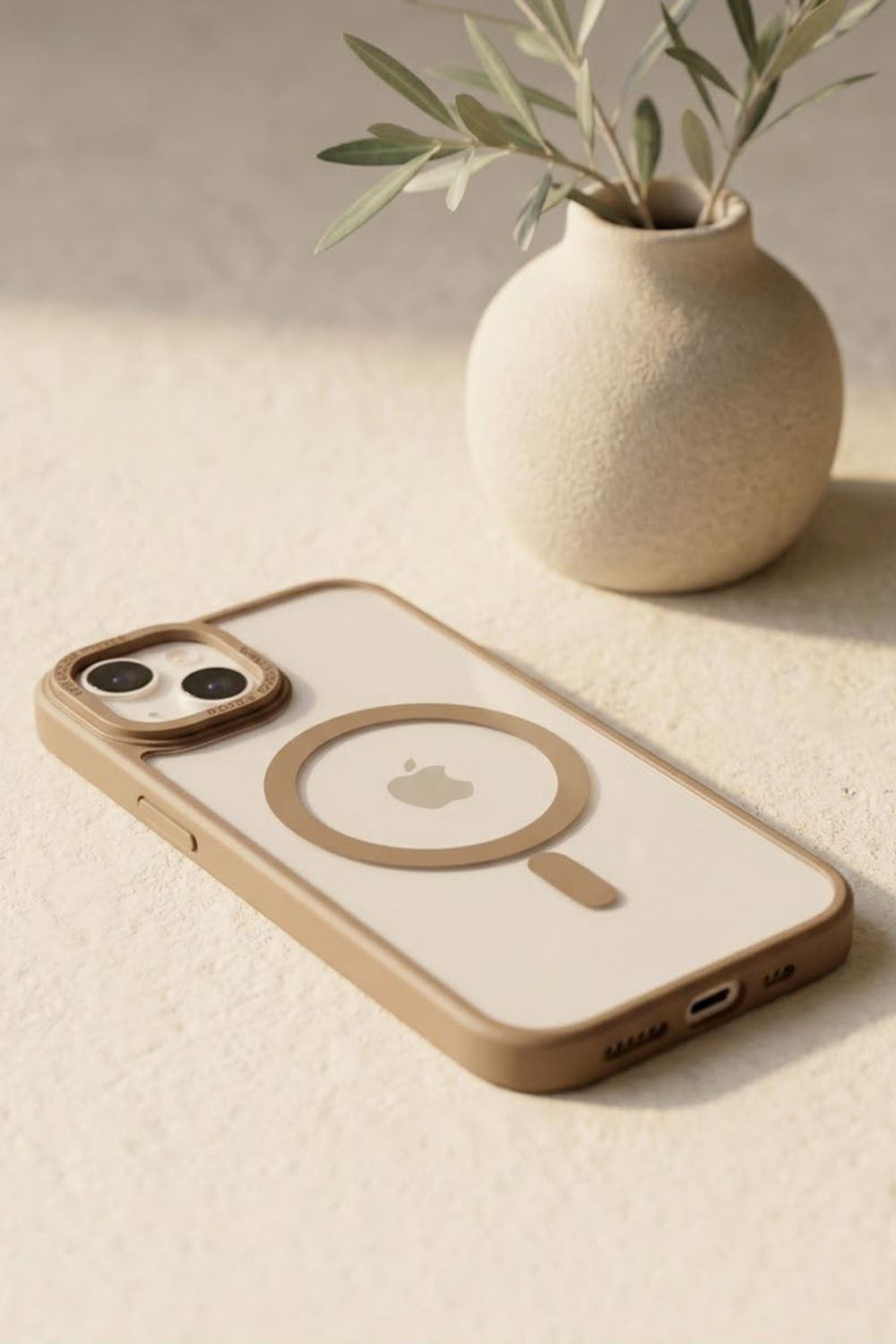 Lamelif iPhone 13-14 Metal Focus Megsafe Kılıf