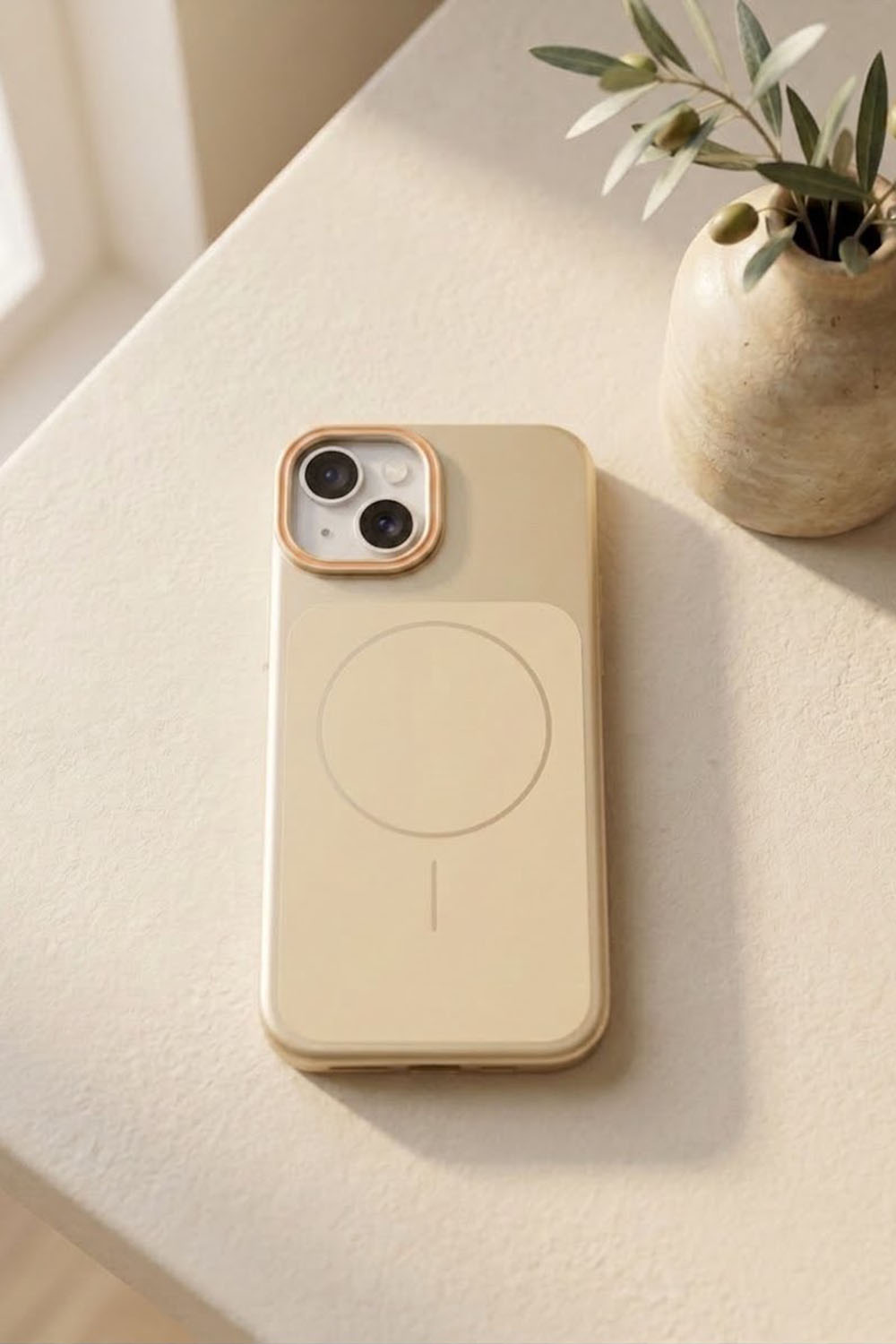 Lamelif iPhone 13/14 Lüxs Omega Magsafe Kılıf