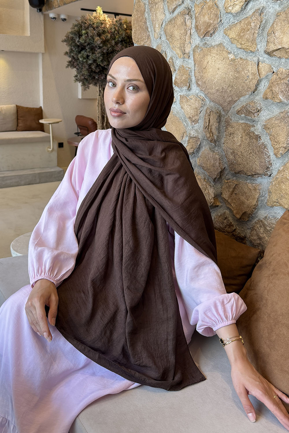 Lamelif Rami Şal Acı Kahve