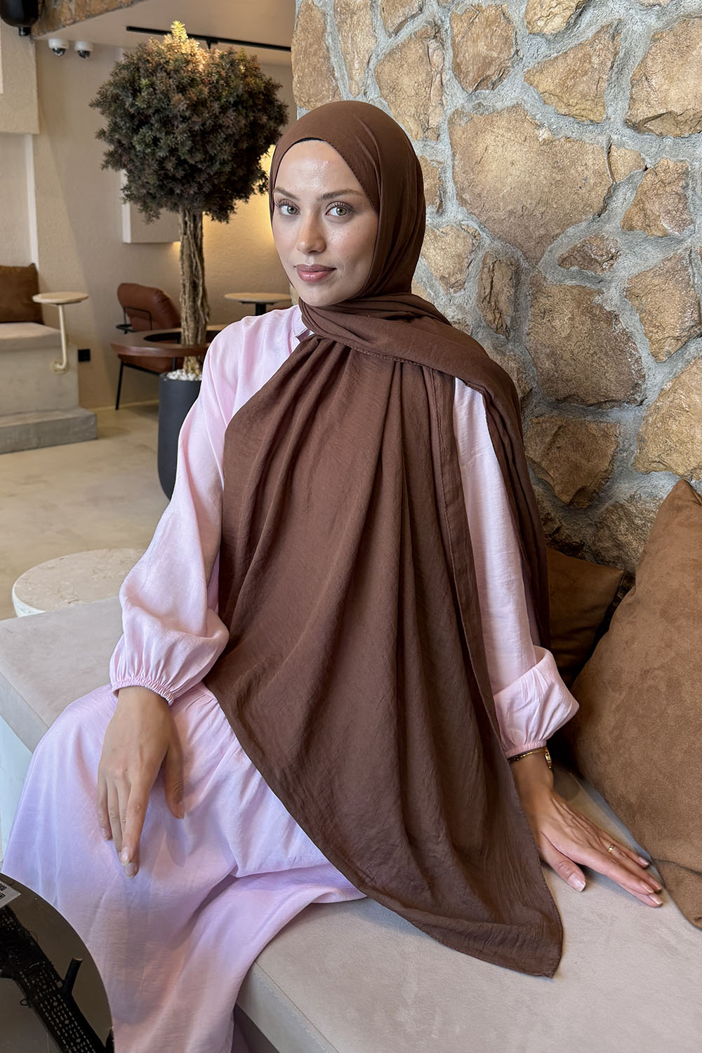 Lamelif Rami Şal Sütlü Kahve
