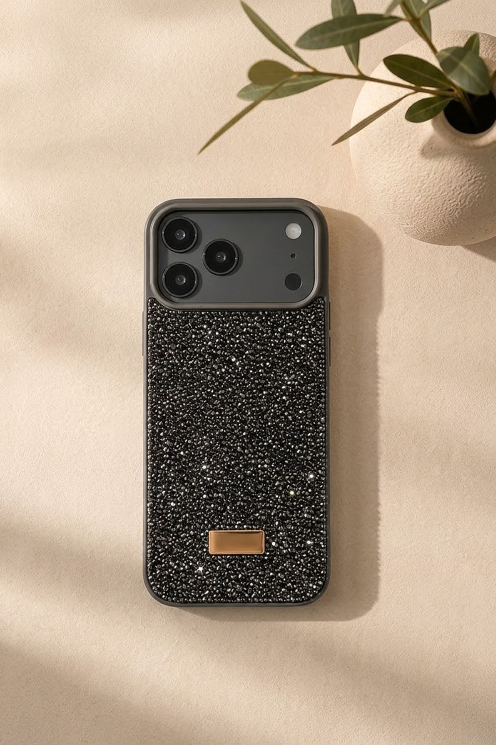 Lamelif iPhone 17 Pro max Swarovski Taşlı Telefon Kılıfı