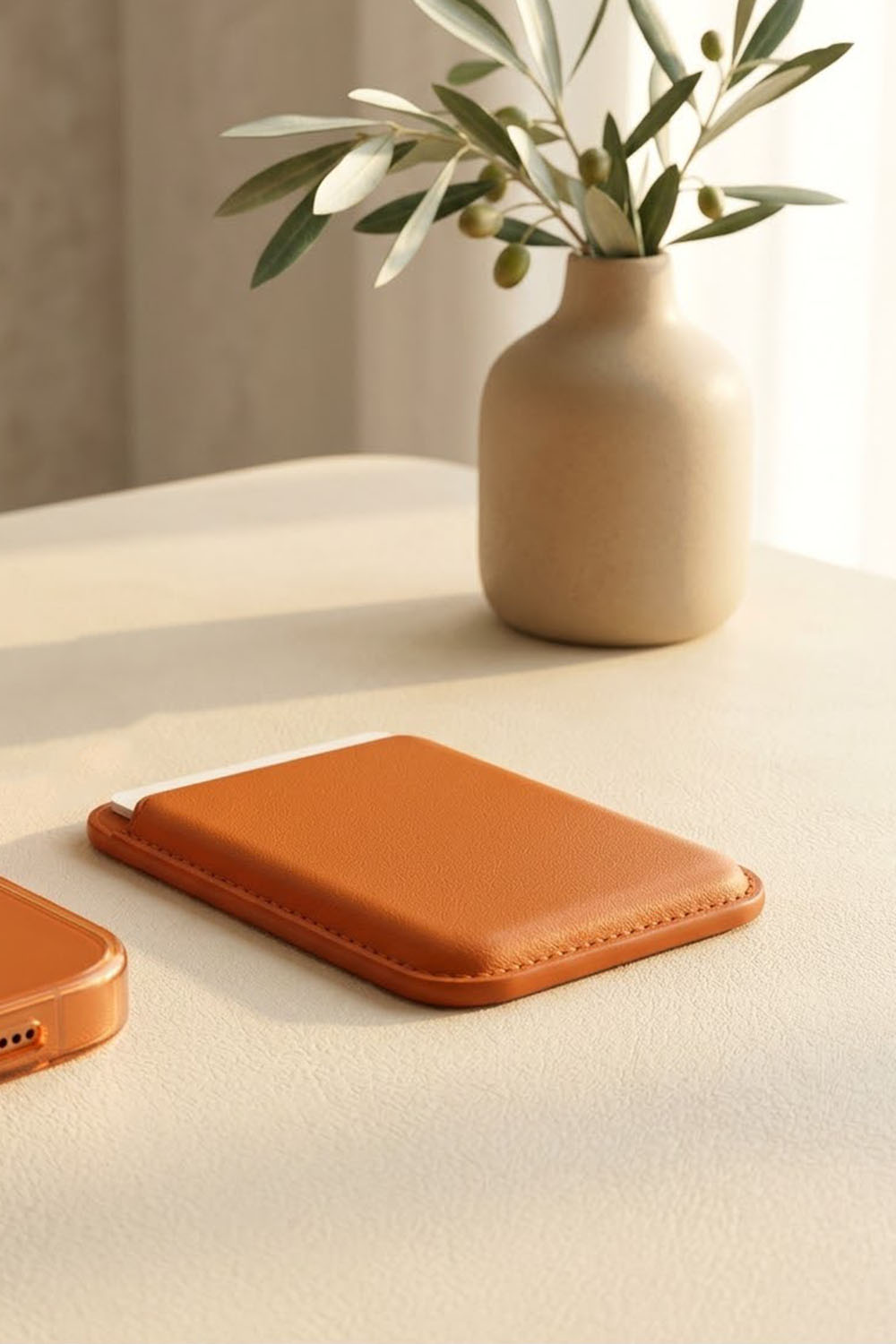Orange Unprinted Xiaomi Redmi Note 9 Phone Case