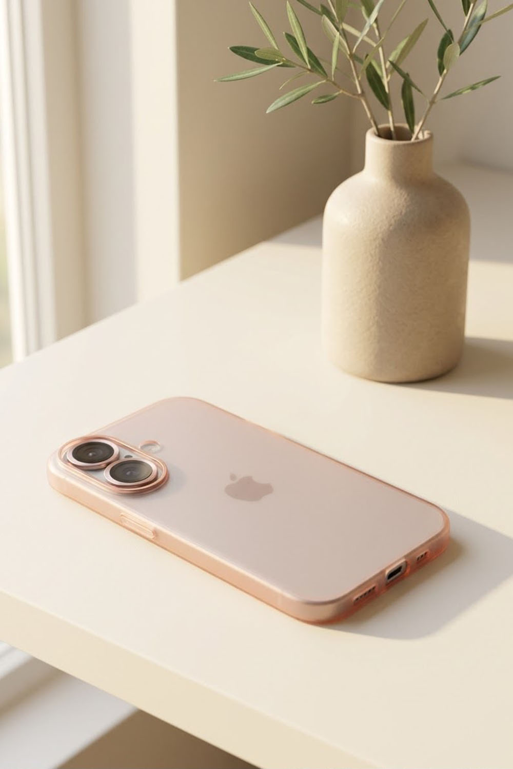 Orange Unprinted Xiaomi Redmi Note 9 Phone Case