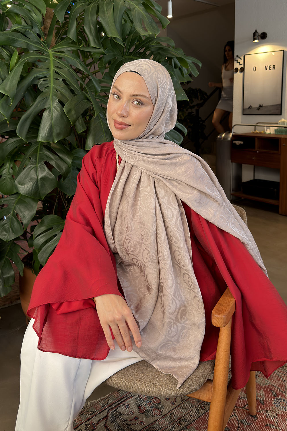 Mink Cotton Fabric Printed Shawl