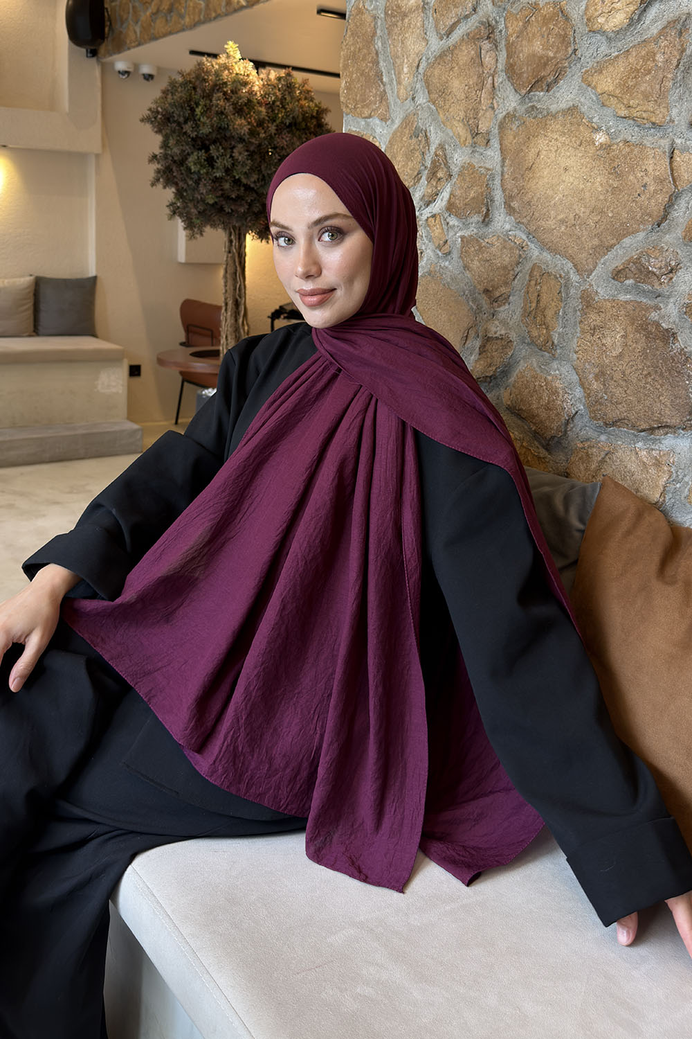 Lamelif Rami Şal Vişne