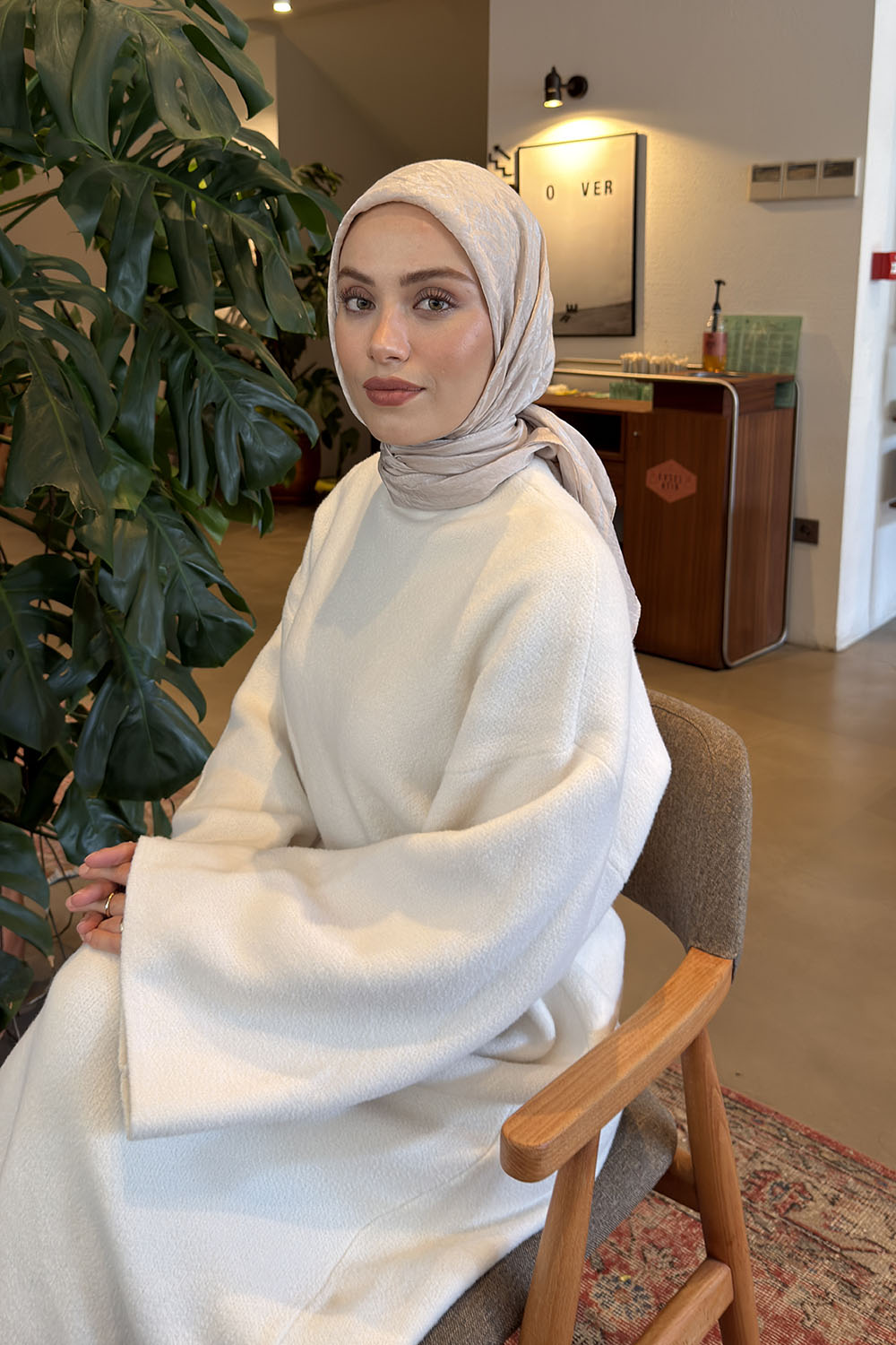 Stone Viscose Fabric Printed Scarf