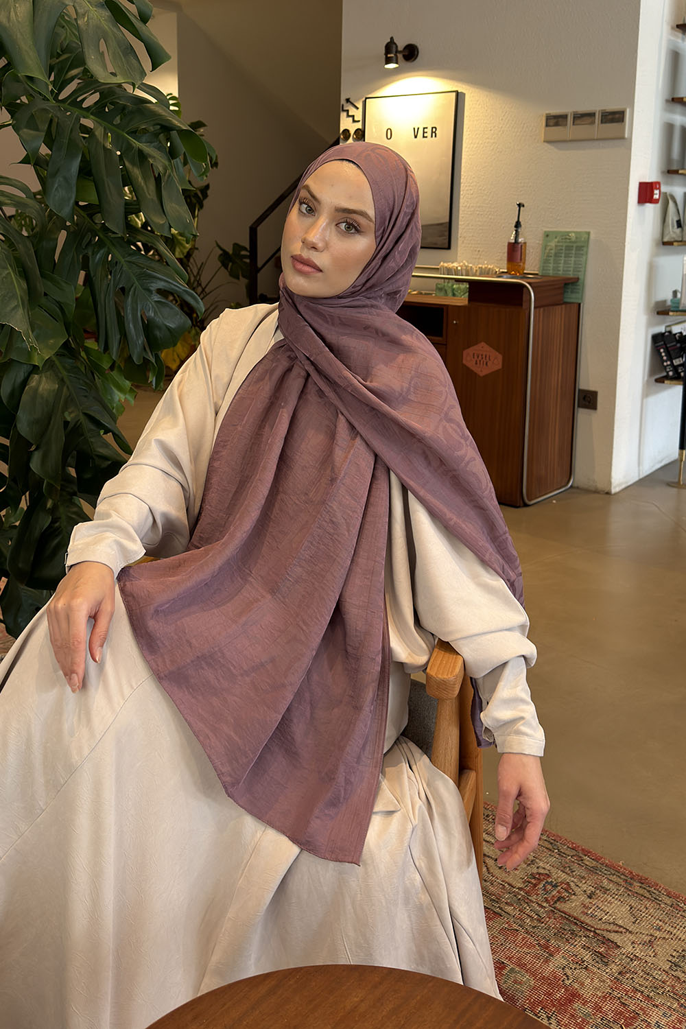 Rose Cotton Fabric Printed Shawl