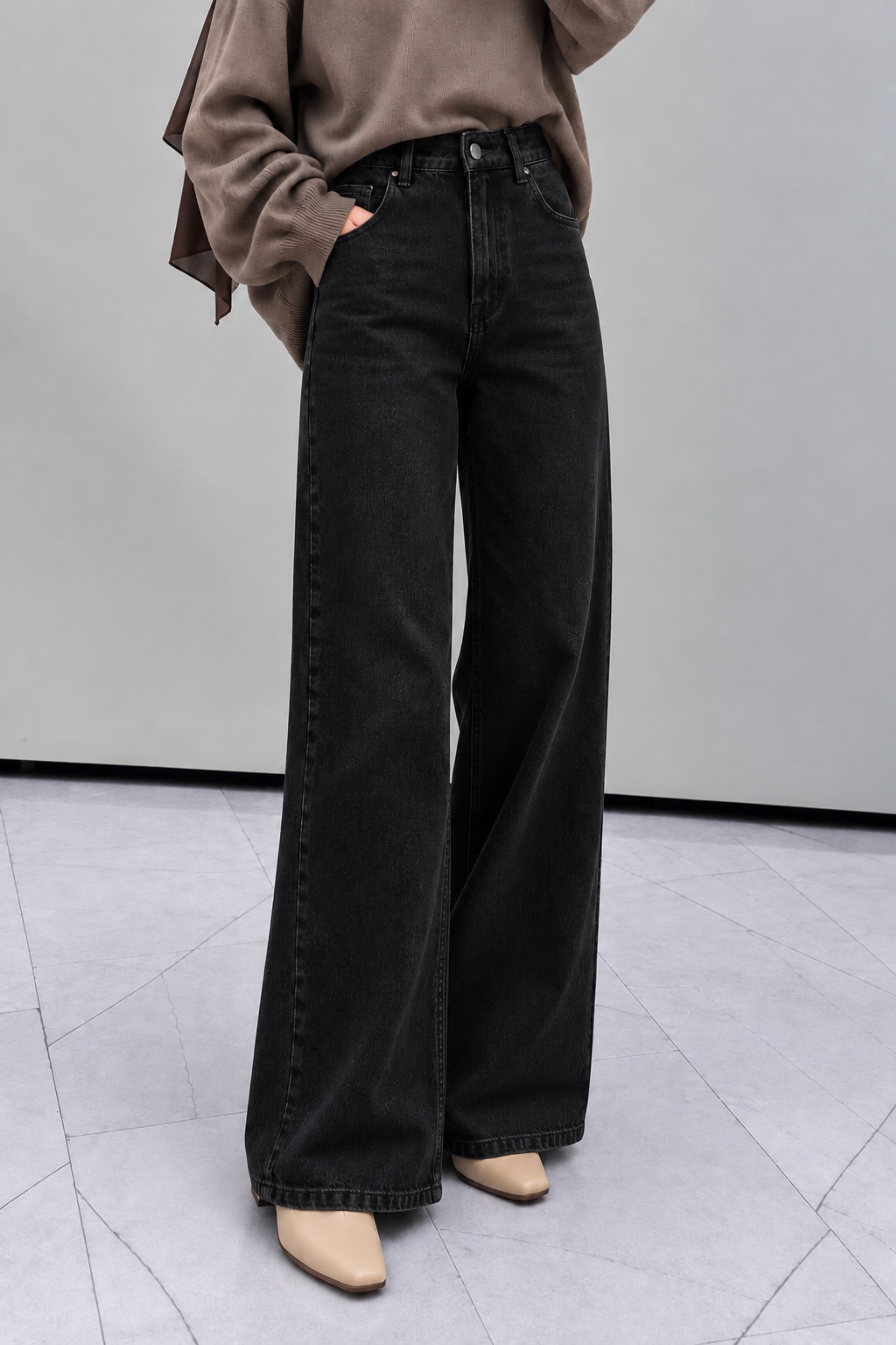 Lamelif Wıde Leg Jean