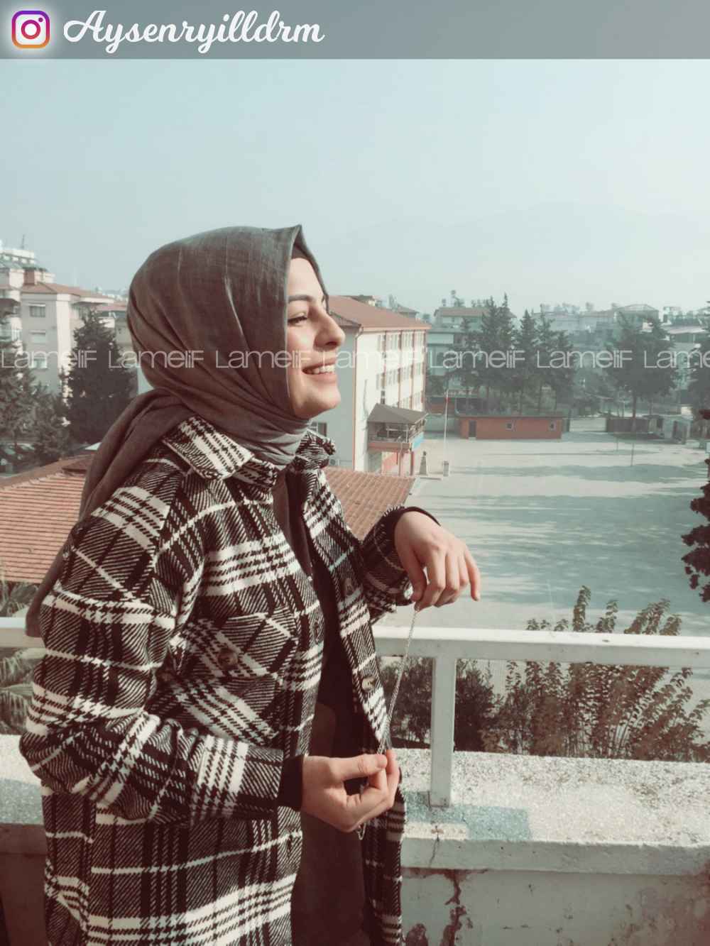 Modalamelif Çift Cepli Ekose Gömlek Siyah Beyaz