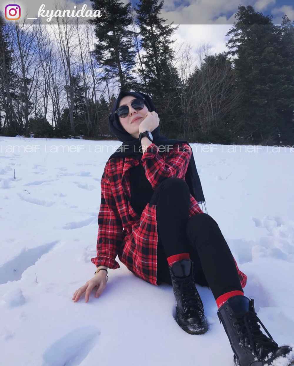 Modalamelif  Önü Düğmeli Oduncu Gömleği  Bordo Beyaz