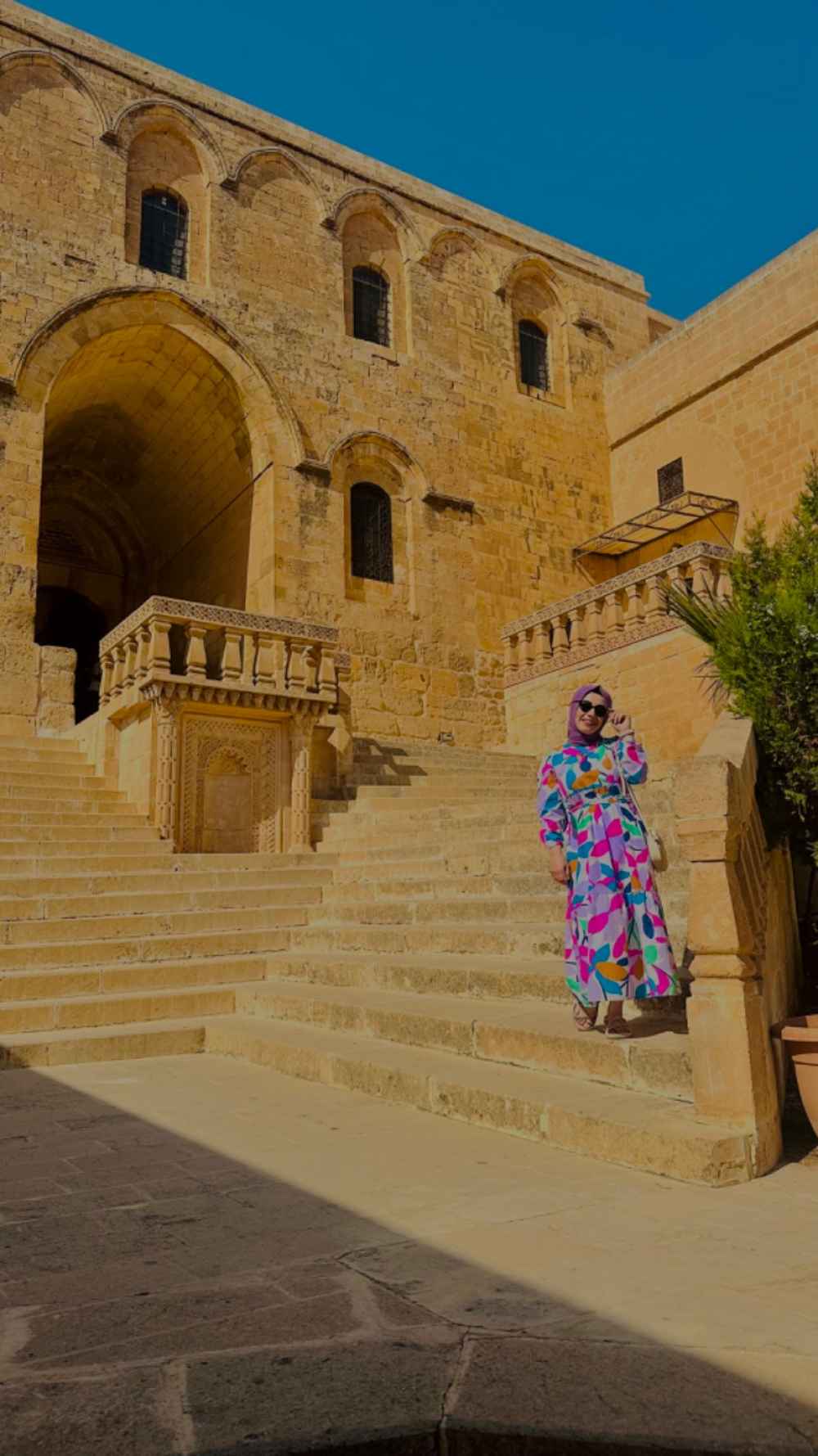 Lilac Crew Neck Cotton Printed Dresess