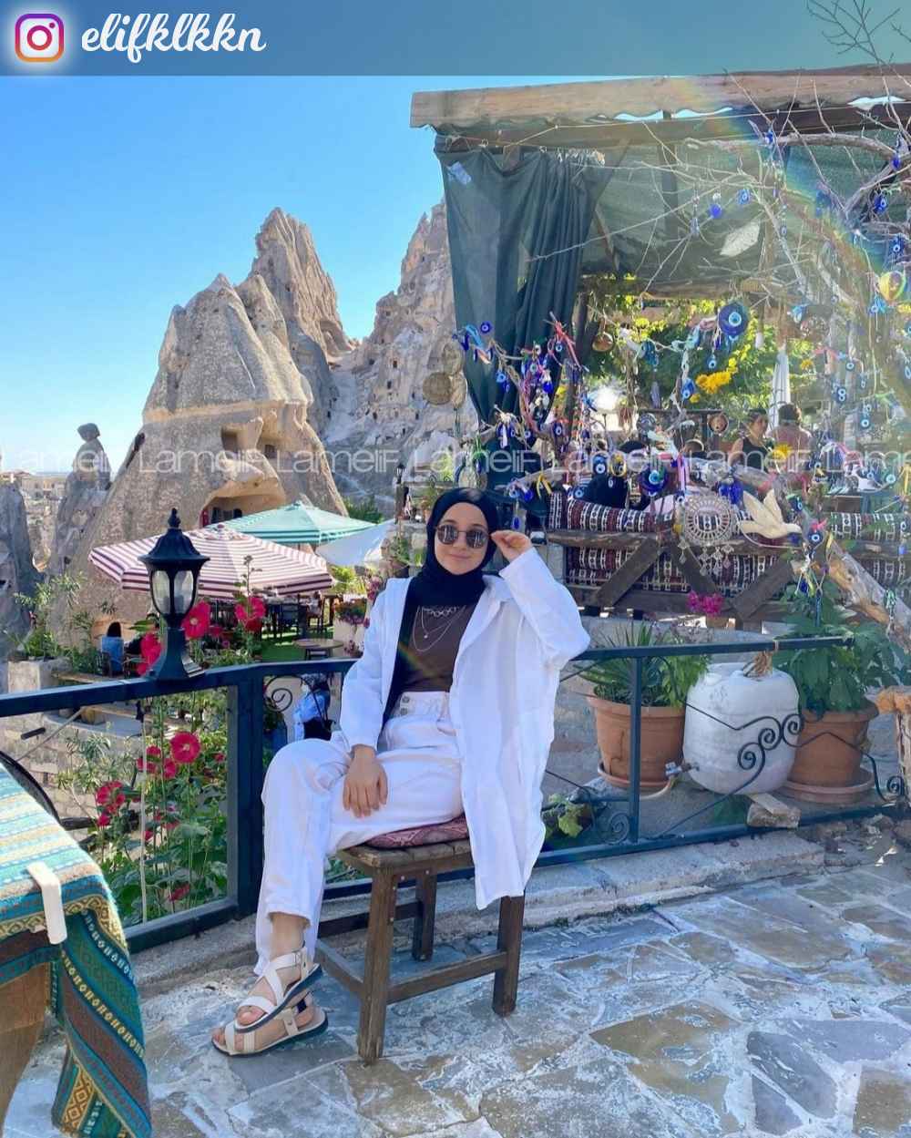 Modalamelif Önü Düğmeli Yan Cepli Gömlek Beyaz