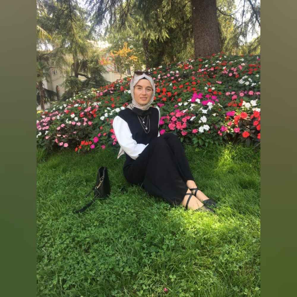 Lamelif Balon Kol Kemerli  Tesettür Elbise Siyah