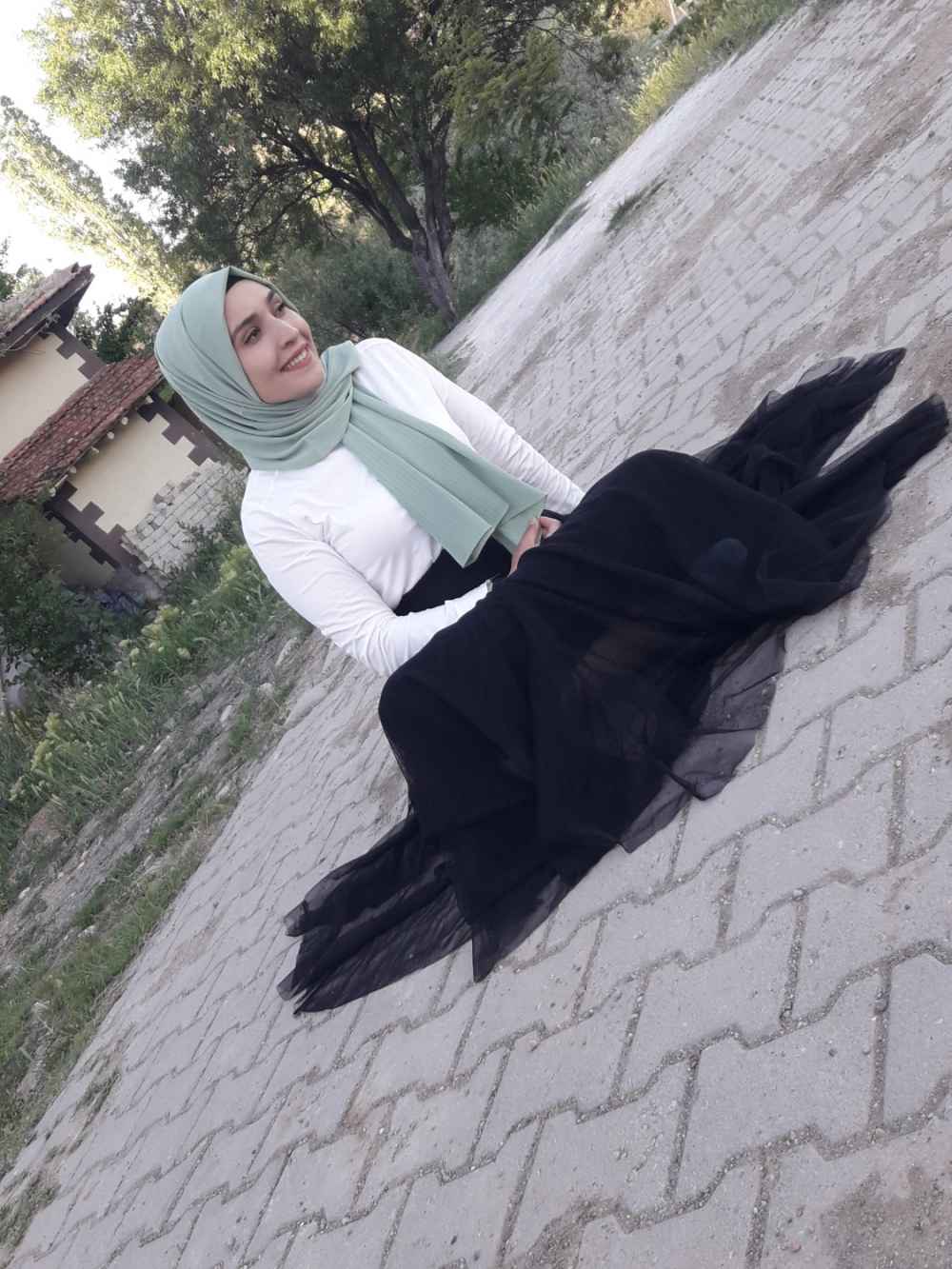 Modalamelif Beli Lastikli Tül Etek Siyah