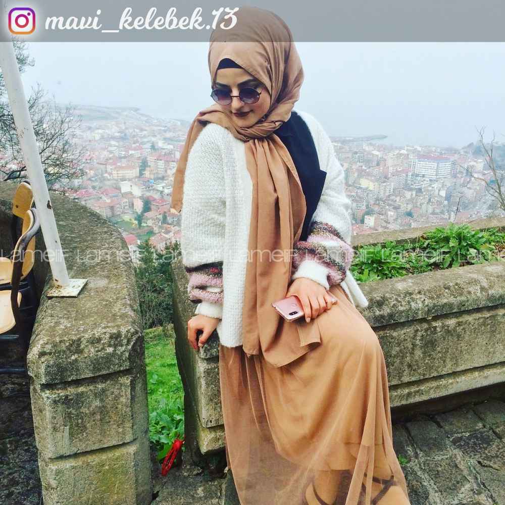 Modalamelif Beli Lastikli Tül Etek Camel