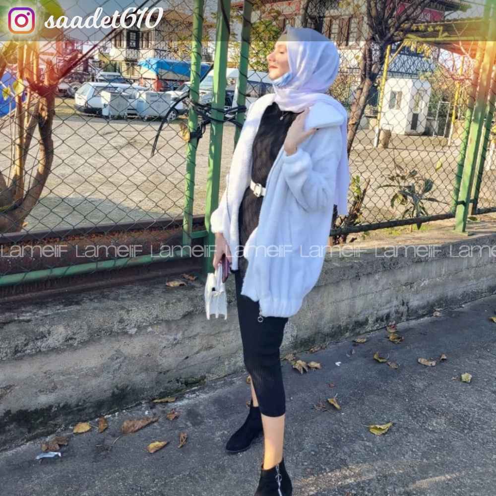 Modalamelif Daire Tokalı Gümüş Kemer Beyaz