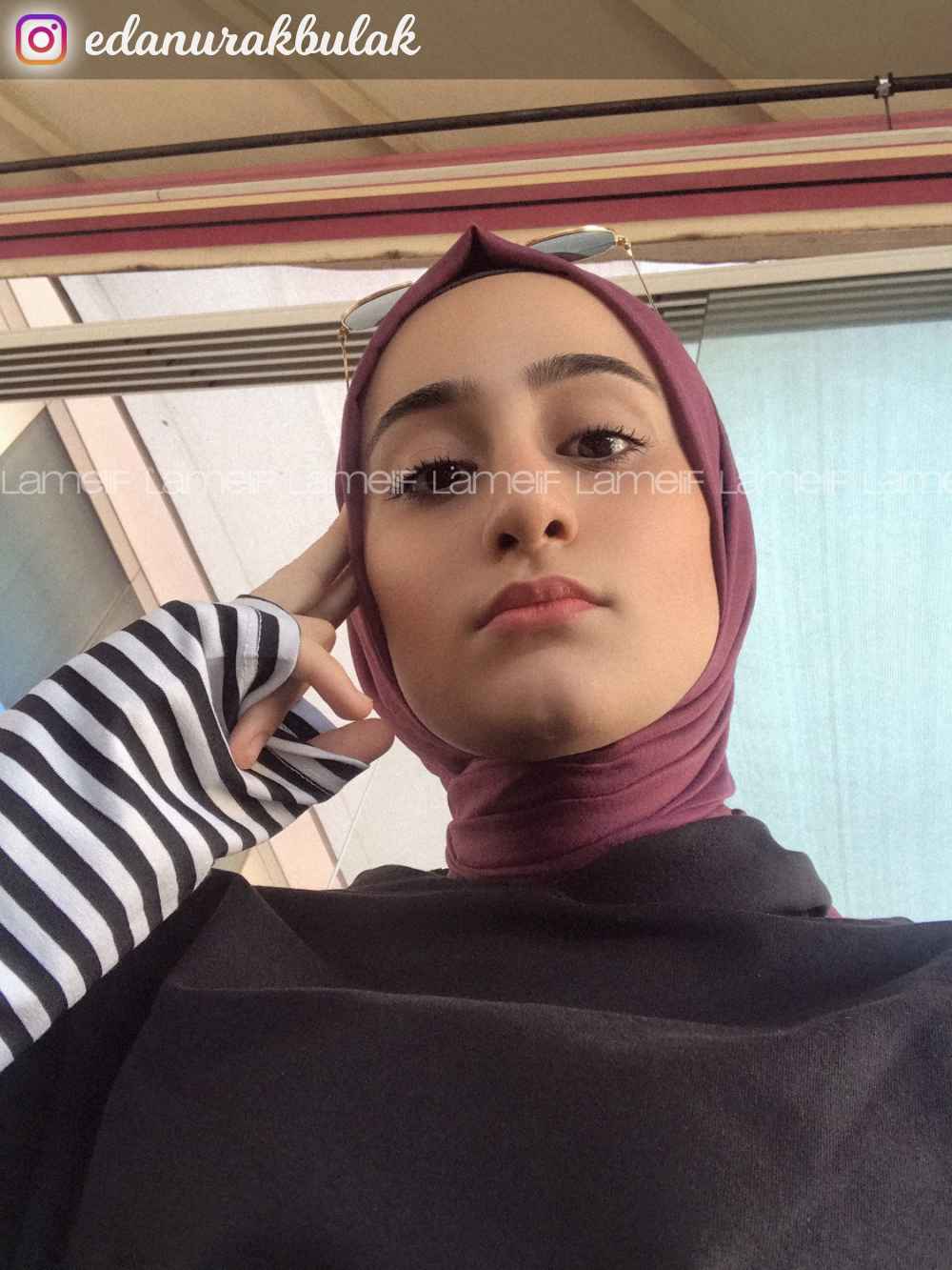 Modalamelif Mürdüm İnce Keten Şal