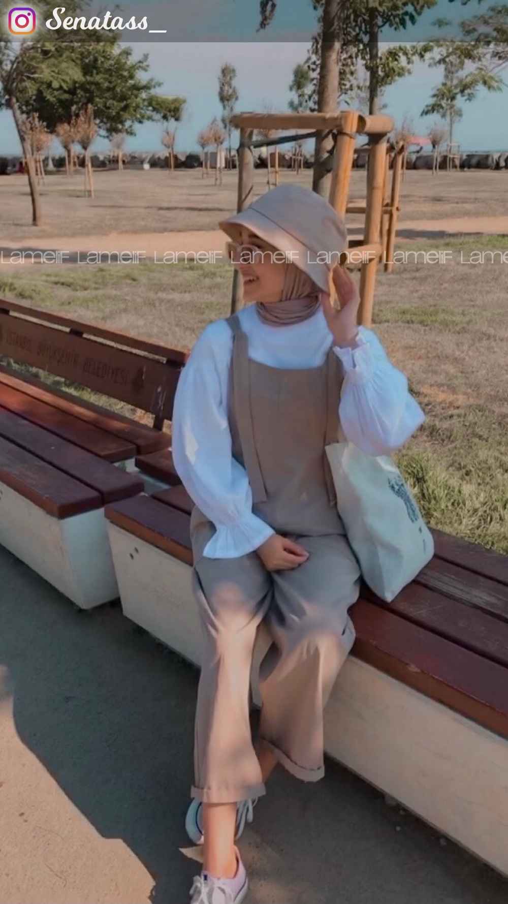 Modalamelif Bol Paça Tulum Bej