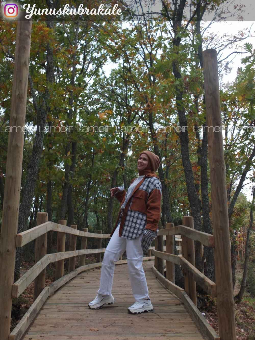 Lamelif Penye Şal Karamel