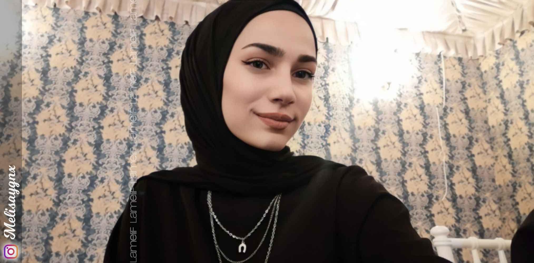 Lamelif Siyah Penye Şal