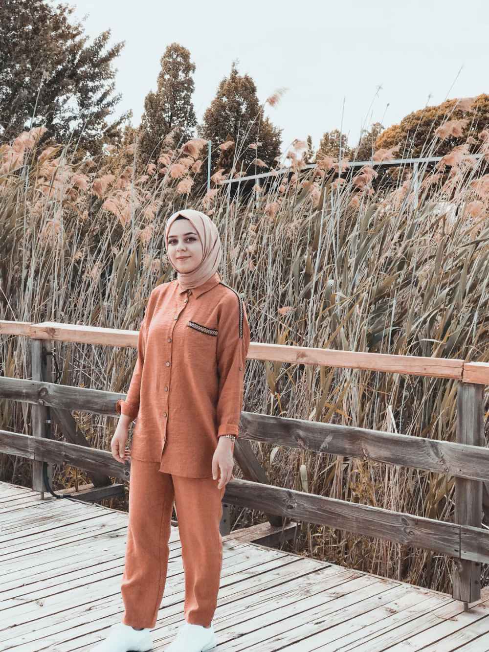 Modalamelif Hasır Şeritli İkili Takım Kiremit