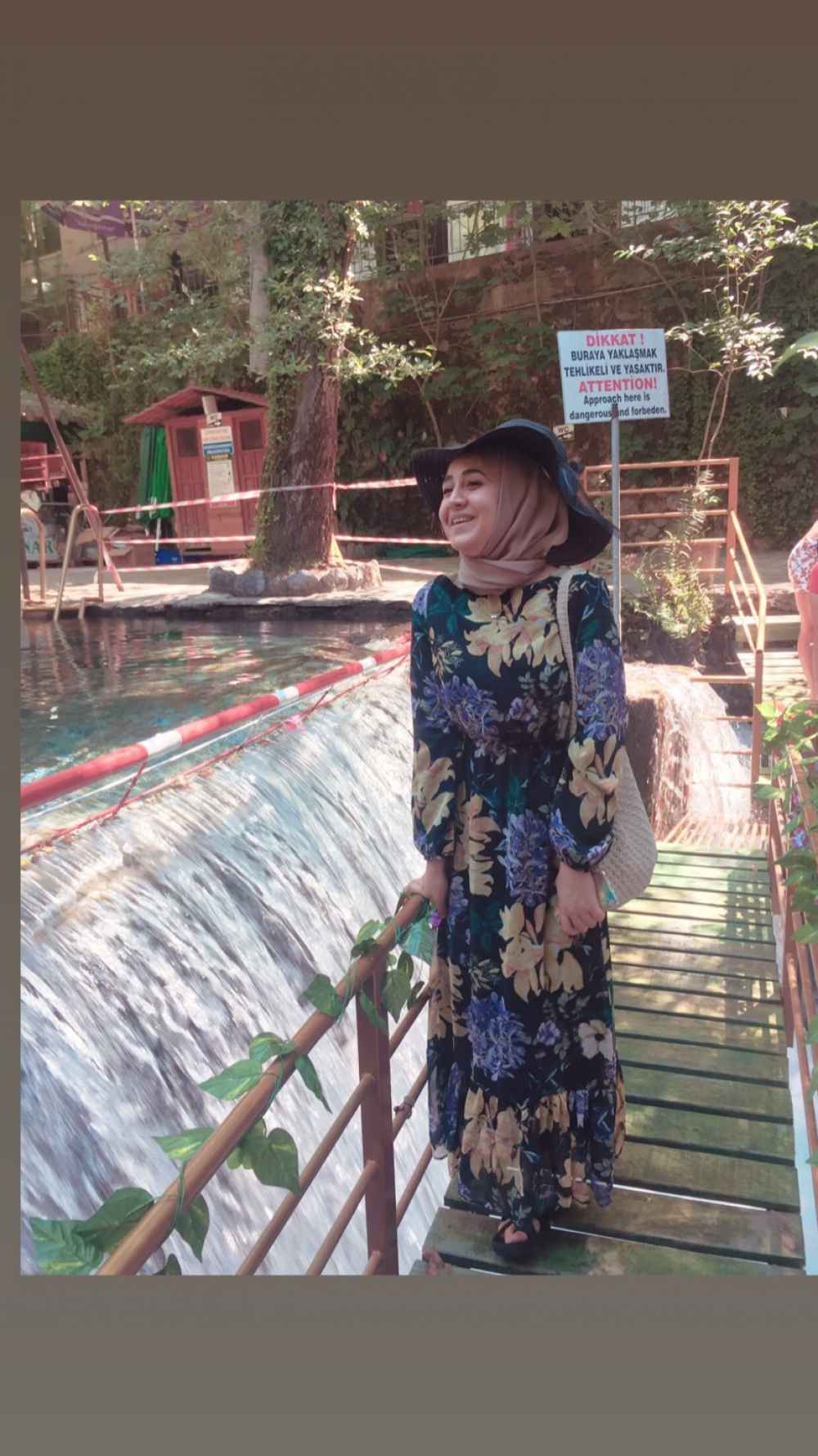 Modalamelif Çiçek Desenli  Elbise Mor