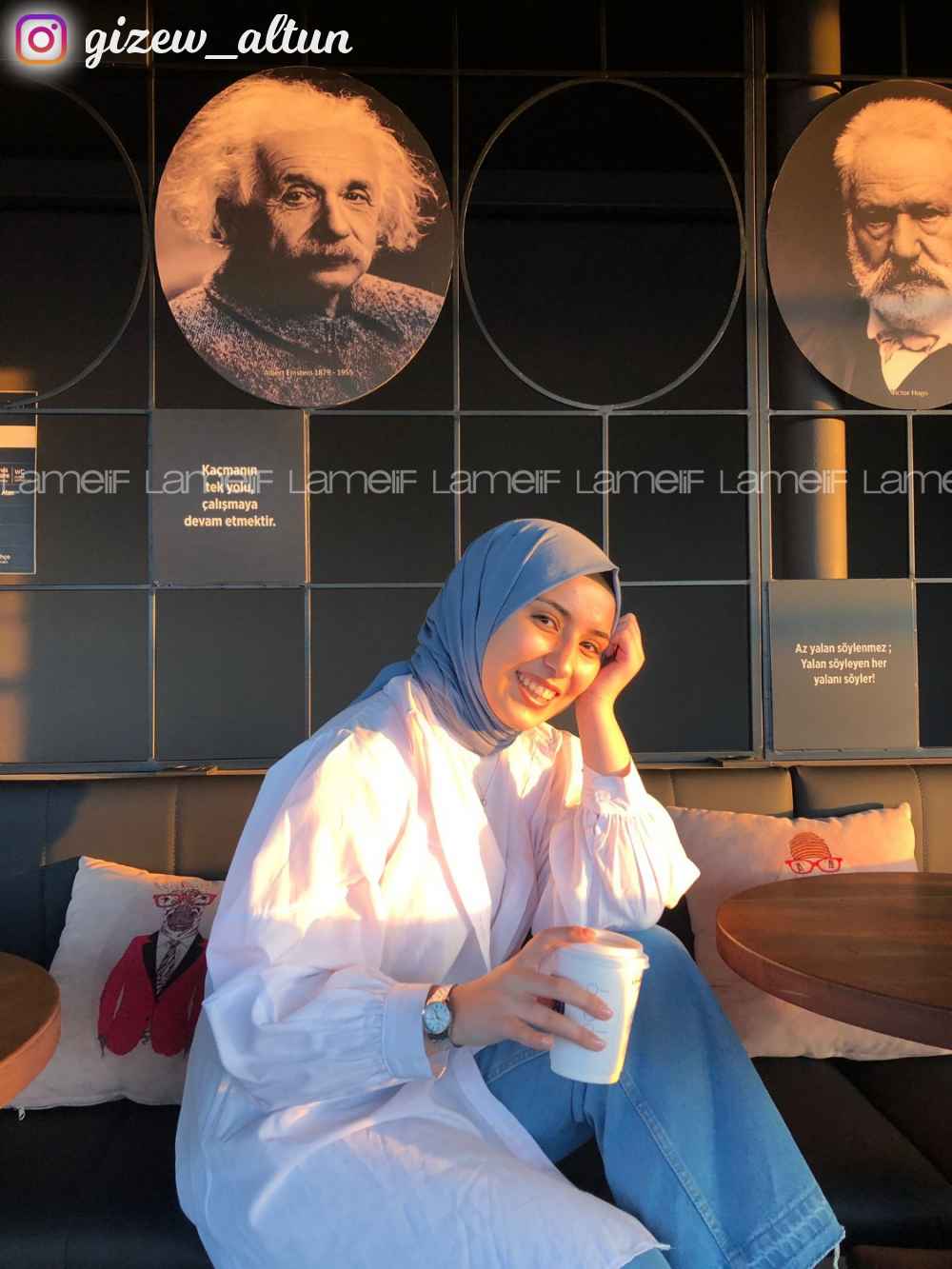 Lamelif  Paça Kesik Midi Boy Pantolon Açık Mavi