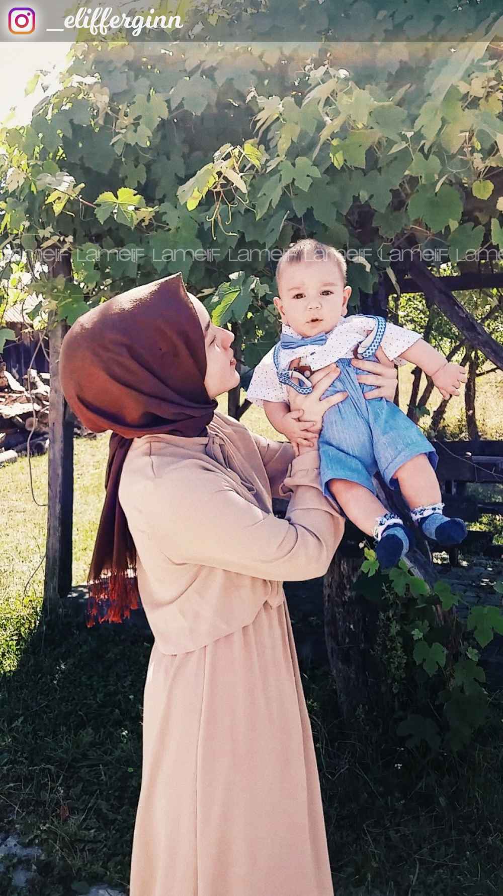 Modalamelif Yaka Bağlama Bolerolu Elbise Sütlü Kahve