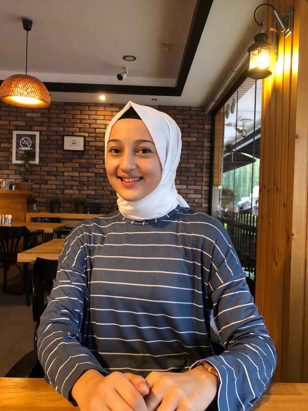 Modalamelif Çizgili Tunik İndigo