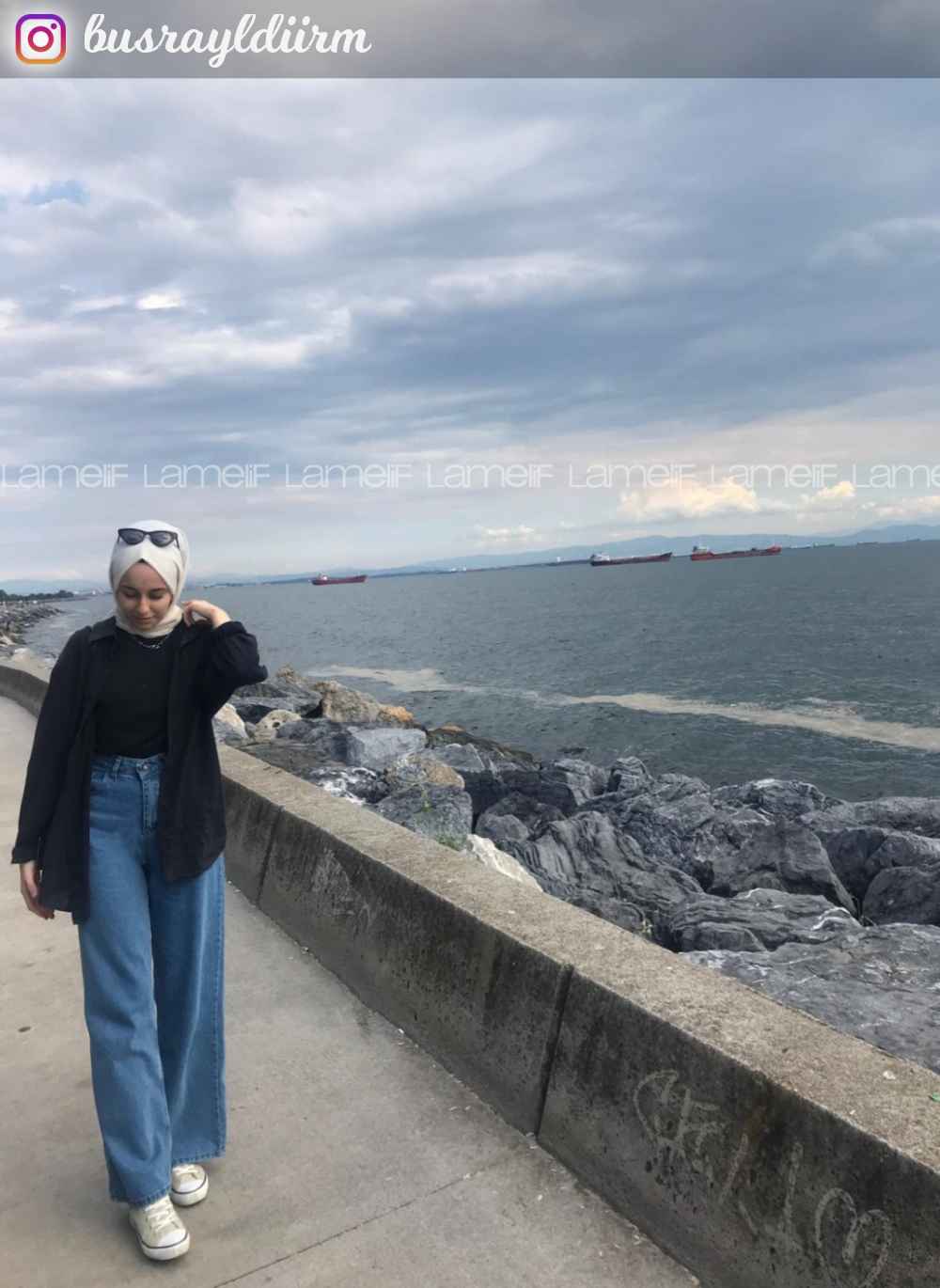 Light Blue Denim Normal Waist Denim Pants