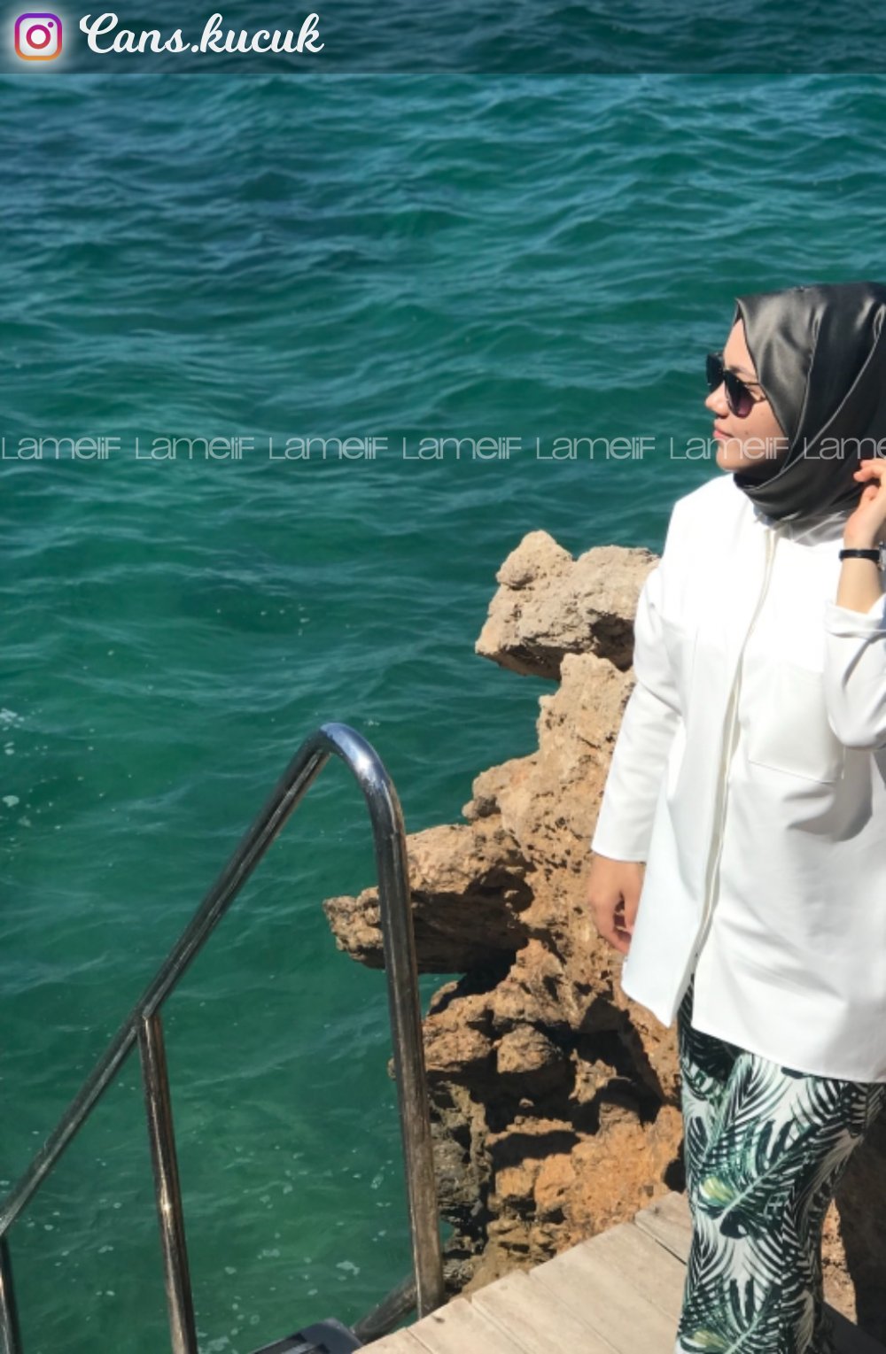 Modalamelif Beyaz İki Cep Gömlek