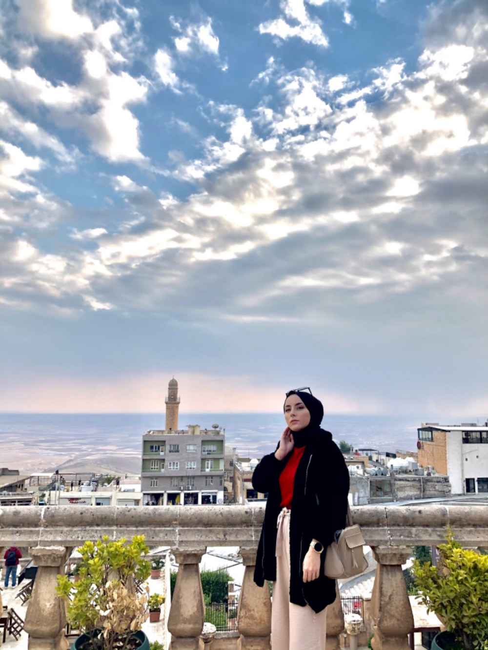 Lamelif Peluş Mont Siyah