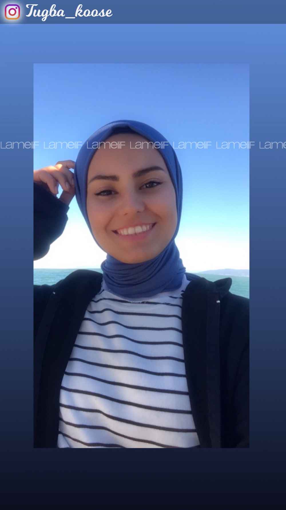 Lamelif Kot Mavi Penye Şal