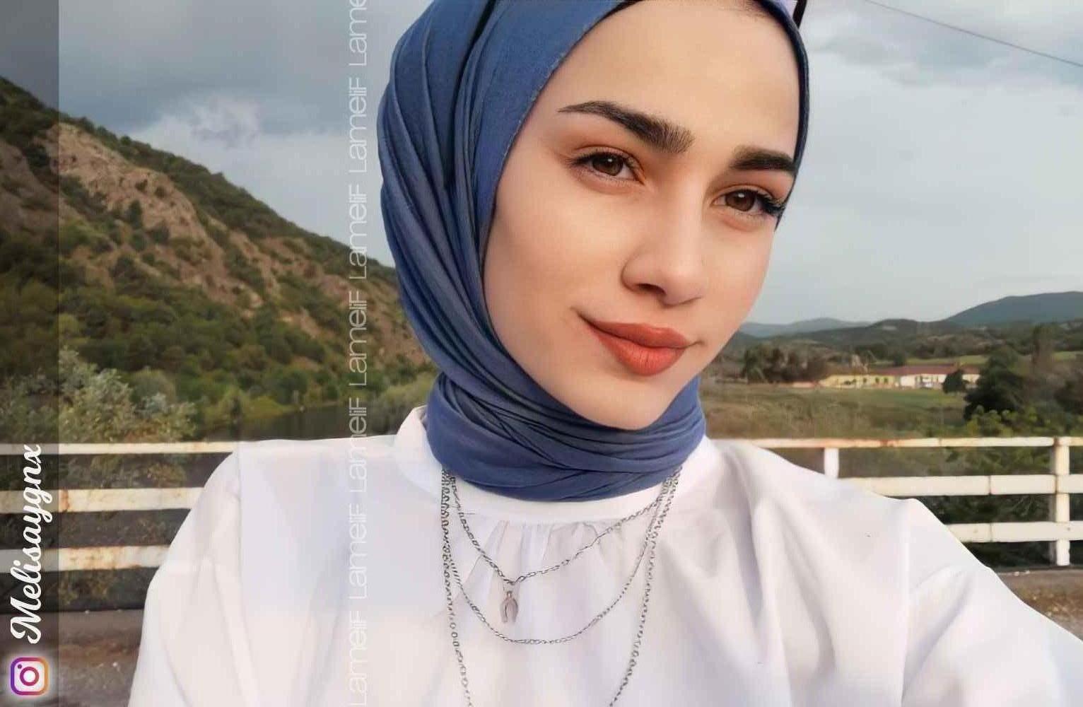 Lamelif Kot Mavi Penye Şal