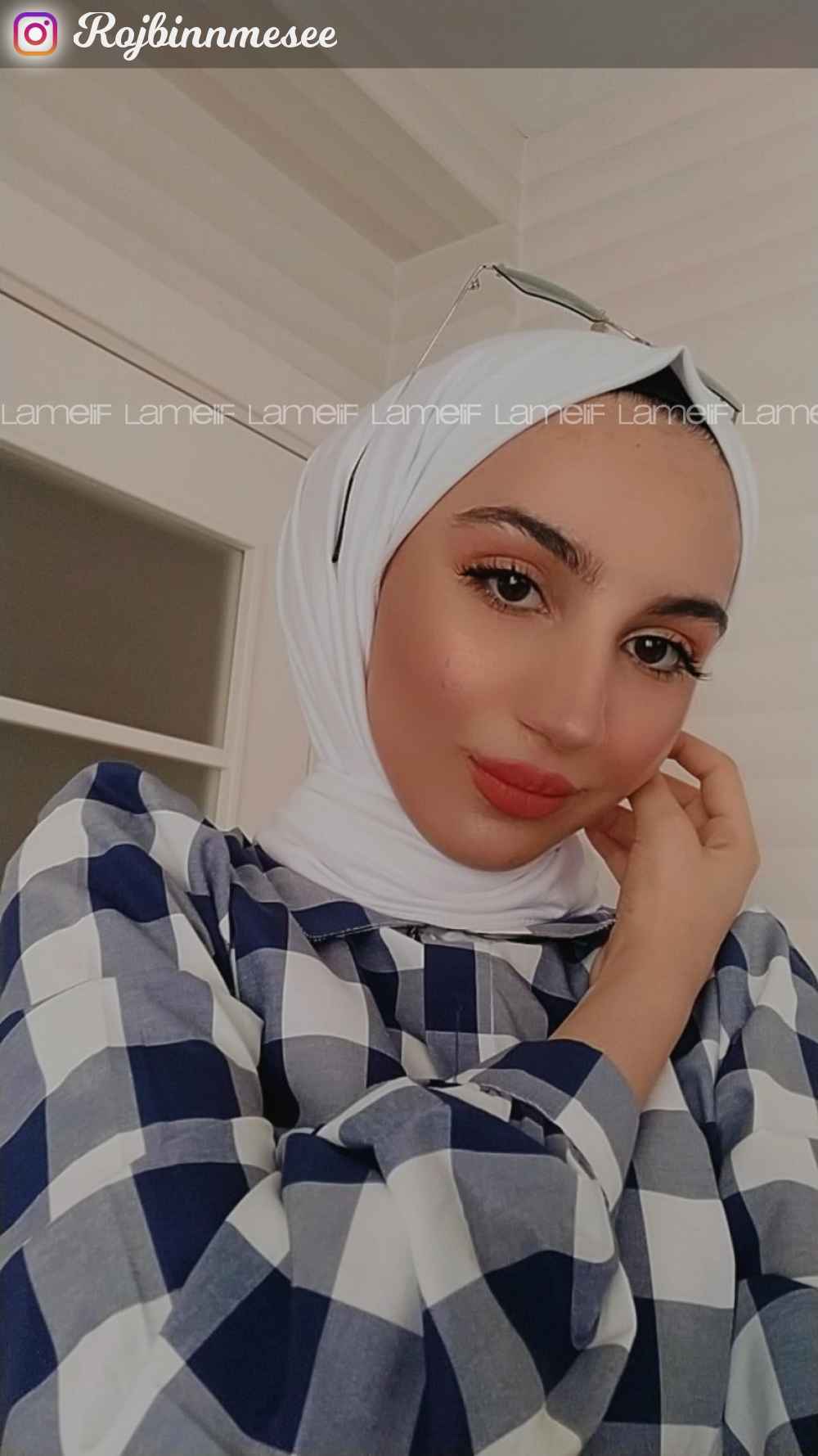 Lamelif Beyaz Penye Şal