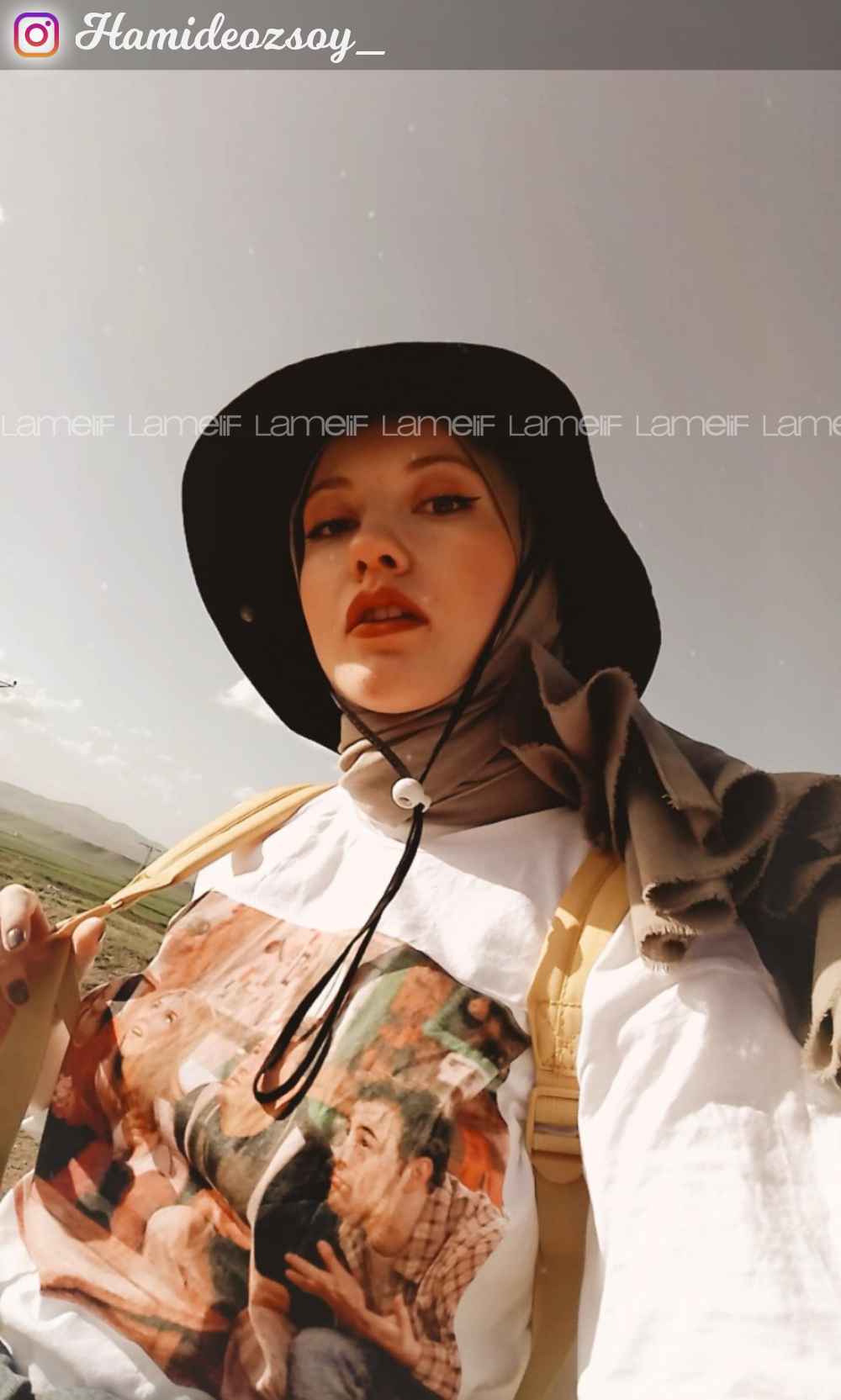 Lamelif Keten Şal Duman Gri