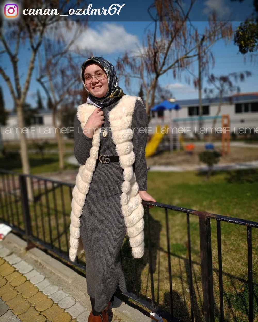 Modalamelif Siyah Deri Kemer Gümüş